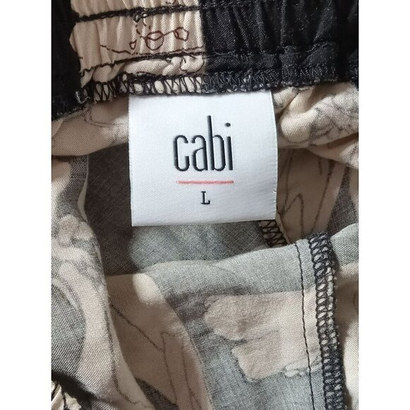 CABI Isabel Skirt Black/Taupe Sz L #5053 NWOT - Picture 5 of 5